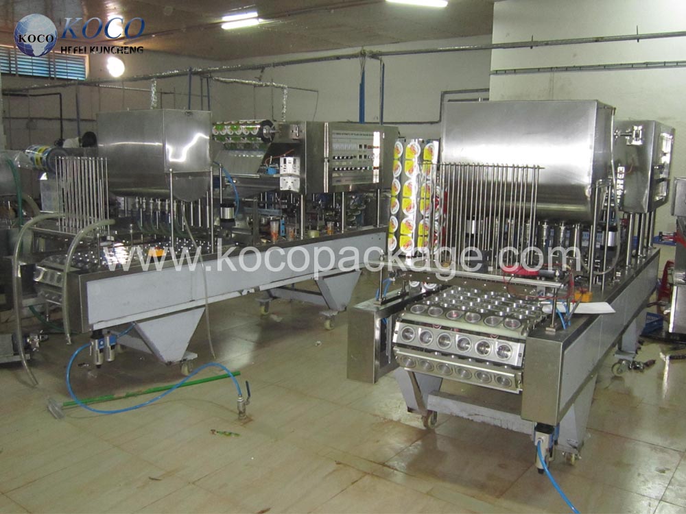 cup yogurt filling machine